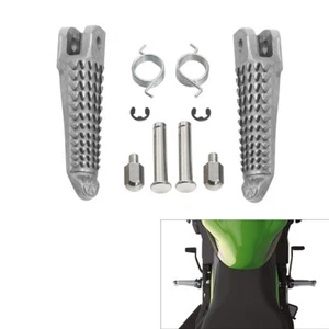 Front Driver Foot Pegs Footrest Fit For Kawasaki Ninja 400 18-24 Z400 19-24 - Picture 1 of 9