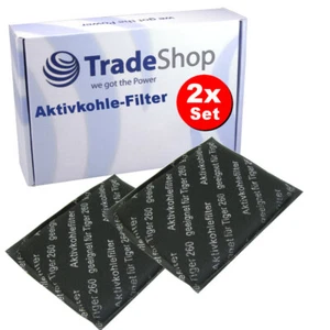2x Activated Carbon Filter for Vorwerk Tiger VT250 VT251 VT252 VT260 - Engine Filter - Picture 1 of 1