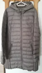 Aventure Taupe Lightweight Packable Hooded Jacket, L - Picture 1 of 12