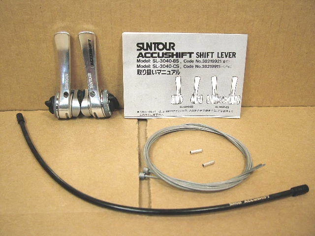 Cambios NOS Suntour Accushift... Índice de 6 velocidades o 5/6/7 velocidades compatibles con fricción Foto 1 de 1