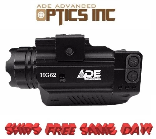 Ade Optics Strobe Green Laser &Flashlight Combo Sight for Full Size &Combat HG62 - Image 1 of 4