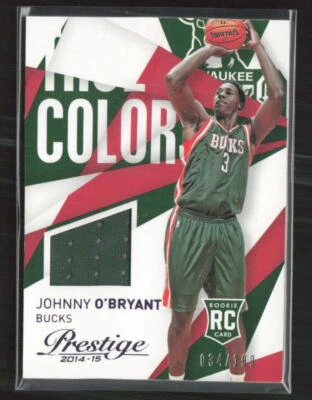 2014-15 Panini Prestige #53 Johnny O'Bryant True Colors Patch /199 - Image 1 of 2
