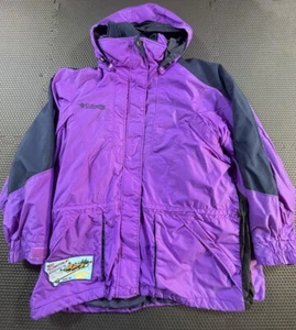 Columbia Vintage 1990's Purple 3-in-1 Double Whammy Coat Women's XL - Picture 1 of 12