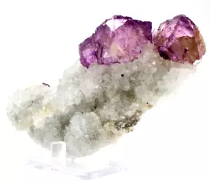 WUNDERSCHÖNER natürlicher AMETHYST & QUARZ Matrex Mineral Präparat Display Sammlerstück - Bild 1 von 7