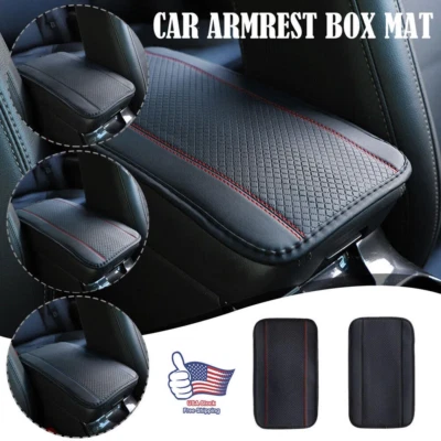 Car Accessories Armrest Cushion Cover Center Console Box Pad Protector Trims New - Image 1 of 4