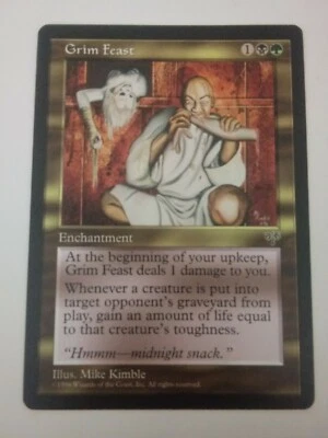 MTG Magic the Gathering English Grim Feast 1996 Mirage NM - Image 1 of 4