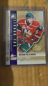 2011 12 ITG Heroes & Prospects #101 Rookie Nathan MacKinnon Avalanche Moosehead