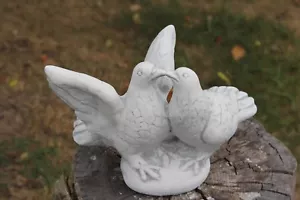Massiver Steinfigur Stein Tauben Vögel ,Gartendeko Raumdeko Steinguss - Bild 1 von 5