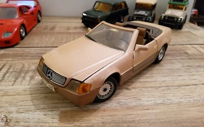 Mercedes 500 sl burago majorette 1/24 - Photo 1/2