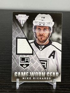 Mike Richards 2013-14 Panini Titanium Game Worn Gear Kings