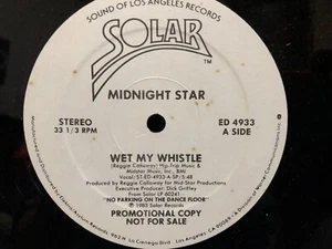 Midnight Star 12” Wet My Whistle - VG++ Rare Promo - Picture 1 of 5