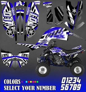 YAMAHA RAPTOR 660 660R FULL GRAPHICS DECALS STICKERS KIT ATV - Picture 1 of 1