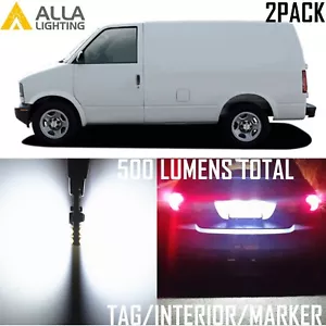 Alla Lighting LED License Plate/Map Dome/Marker Light 194 White Bulbs for Chevy - Foto 1 di 8