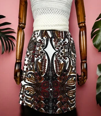 Elegante Falda Estampado Étnico Multicolor de See By Chloé, Talla M (EU 38) Foto 1 de 4