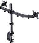 ErGear Dual Monitor Stand for 13 to 32 Inch Screens, Arm Black 