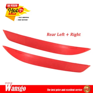 Red Rear Bumper Reflector Set Left+Right 2PCS Fit For 2016-2017 Honda Accord - Foto 1 di 11