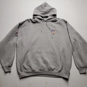 Vintage Lee Miller Lite Hoodie Mens 2XL XXL Gray Heavy Weight 2008 2YK READ - Picture 1 of 12