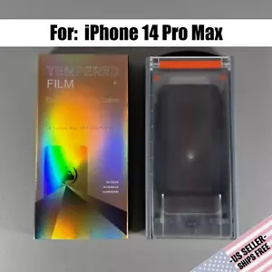 FUNCAT Screen Protector for iPhone 14 PRO MAX: 1x Privacy Glass w/ Install Tray - Picture 1 of 11