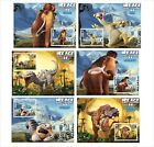 DISNEY ICE AGE 3 CHARACTERS 11 SOUVENIR SHEETS MNH UNPERFORATED