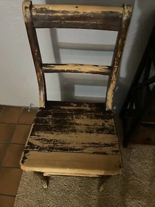 Vintage Convertible Ladder Chair (Sturdy!) - Picture 1 of 16