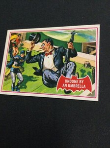 1989 Topps Batman Deluxe Reissue Edition Undone by an Umbrella #30A