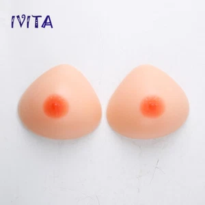 A Cup Full Body Silicone Breast Forms Bras Enhancer Fake Boobs Drag-Queen - Picture 1 of 11