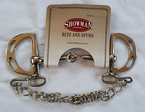 NWT Showman Kimberwick slotted snaffle bit 5" Western Horse Tack - Picture 1 of 3