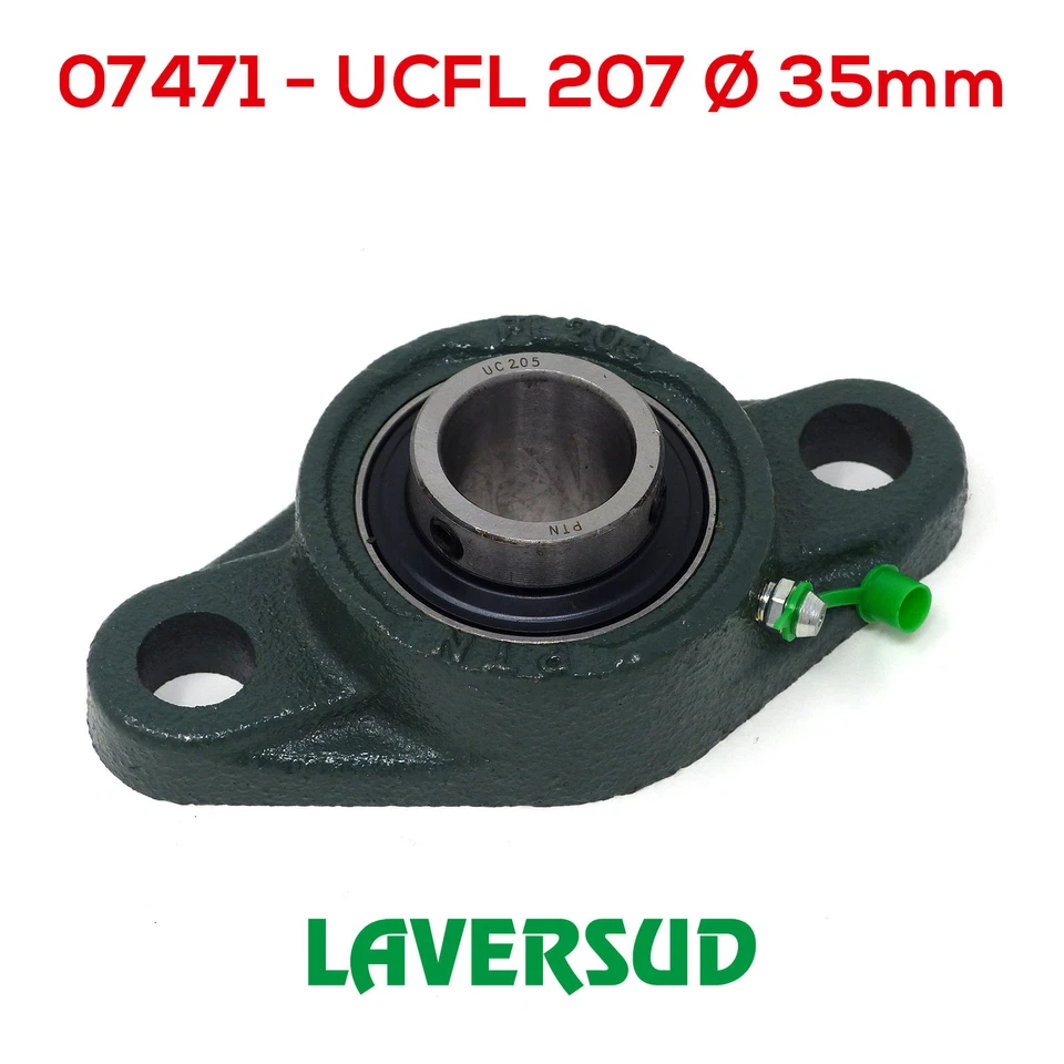 Supporto UCFL 207 con Cuscinetto Autoallineante Ø Diametro 35mm UCFL207 - Immagine 1 di 1