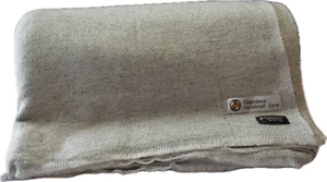 Manta/lanzamiento de cachemira del Himalaya 100% natural XL 90""x108"" de Nepal (gris) - Imagen 1 de 7