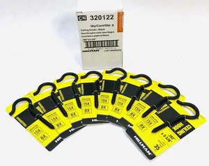 CAJA DE 8 GANCHOS DE TECHO HILLMAN 320122 NEGRO .192" X 3-3/8" - Imagen 1 de 3