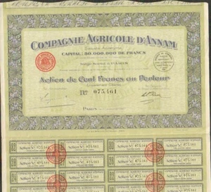 Aktion: Landwirtschaftliche Gesellschaft von ANNAM (VIETNAM) (X) - Bild 1 von 1