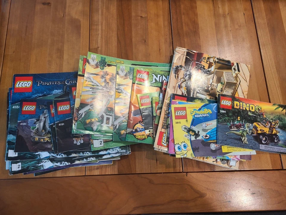 Lego Instruction Manuals, Star Wars, Marvel, Harry Potter, Pirates, More! - Image 1 of 1