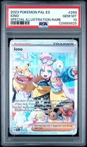 Pokemon Paldea Evolved IONO #269 PSA 10 Special Illustration Rare - Picture 1 of 3