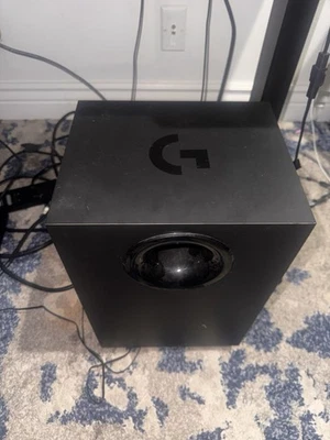 Logitech G560 LIGHTSYNC Gaming Speakers with Game Driven RGB Lighting - Black - Image 1 of 4