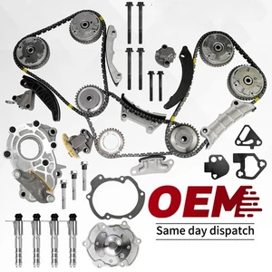 KIT DE CADENA DE DISTRIBUCIÓN PARA 3,0 L 3,6 L EQUINOX CTS SRX BOMBA DE AGUA DE ACEITE + 4X VVT CAM PHASER - Imagen 1 de 21