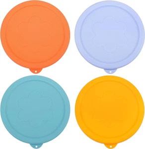 4 Cup Silicone Replacement Lids Storage Cover for Pyrex 7201-PC Glass Bowls (Con - Picture 1 of 21
