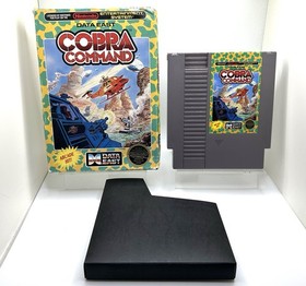 Cobra Command ( Nintendo NES 1988 ) Authentic Tested Game + Original Box + Cover