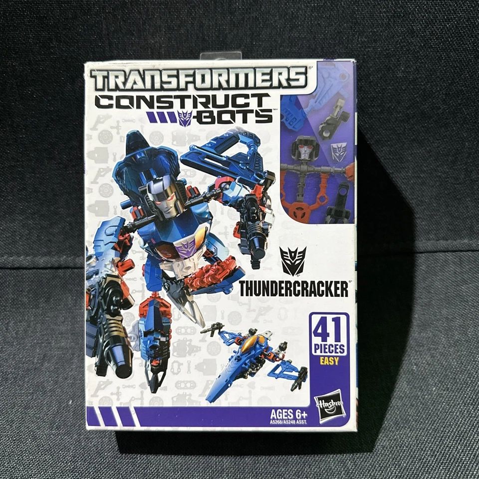 NEW HASBRO TRANSFORMERS CONSTRUCT BOTS THUNDERCRACKER - Image 1 of 4