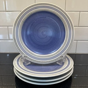 Juego de 4 Bandas Azules Pfaltzgraff Río y Platos de Almuerzo de Ensalada Central México 8-5/8" - Imagen 1 de 10