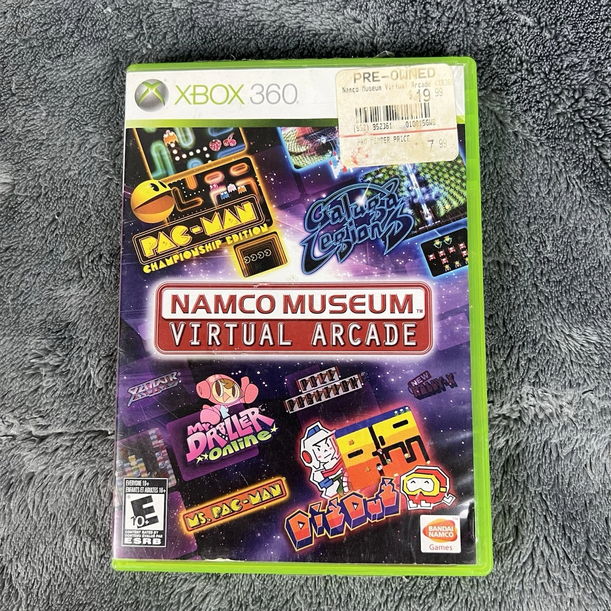 Retro Game Compilation Namco Museum - Xbox Classic Arcade Game ...