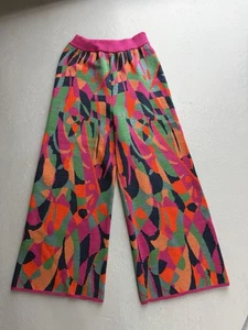 Farm By Anthropologie MulticolorWide Leg Pants Size M - Picture 1 of 10