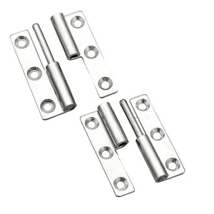 Small Cabinet Door Hinge Stainless Steel Slip Joint Flag Hinge Left Handed - Picture 1 of 47