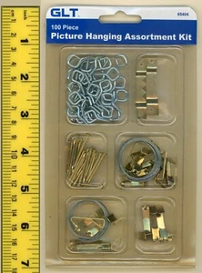 GLT 100-teiliges Bilderaufhänger-Set! Neu, versiegelt!! - Bild 1 von 2