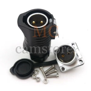 XHP20 2pin Connector LED Waterproof Power Connector Welding Aviation Connector  - Picture 1 of 7