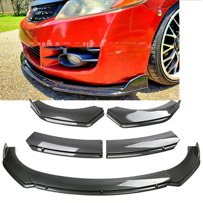 For Chevrolet Malibu 2000 Carbon Fiber Style Front Bumper Splitter Spoiler Body - Изображение 1 из 4