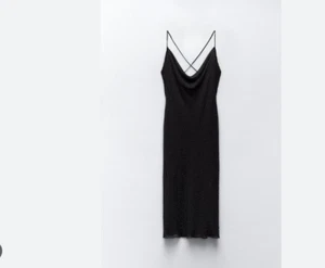 Zara Womens Beaded Dress Black S Sleeveless Lined Studded Cocktail 8615/844 NWT - Picture 1 of 11