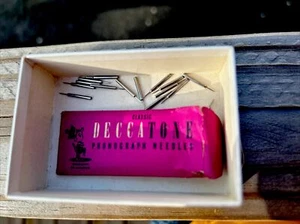 FREE SHIPPING   VINTAGE DECCATONE PHONOGRAPH NEEDLES Swiss Made Record Kneedle ! - Picture 1 of 4
