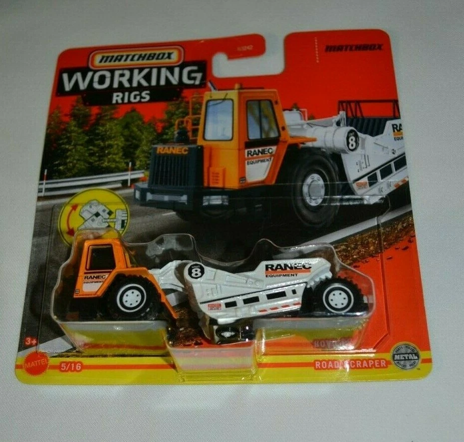 2019 Matchbox Working Rigs International Durastar 4400 Flatbed TRANSPORTER