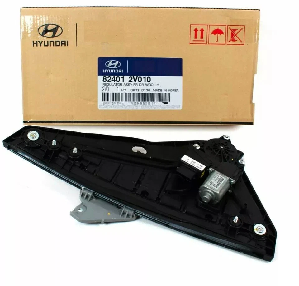 Genuine OEM Front Left Window Regulator for Hyundai 824012V010