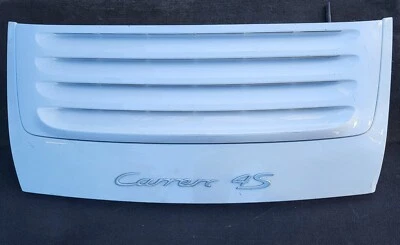 Porsche 911 997 2005-2008 maletero trasero tapa motor cubierta alerón blanco OEM Foto 1 de 4